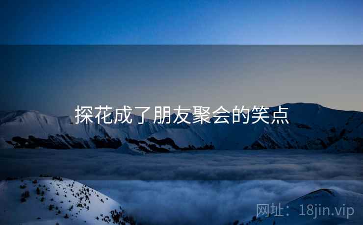 探花成了朋友聚会的笑点 探花成了朋友聚会的笑点