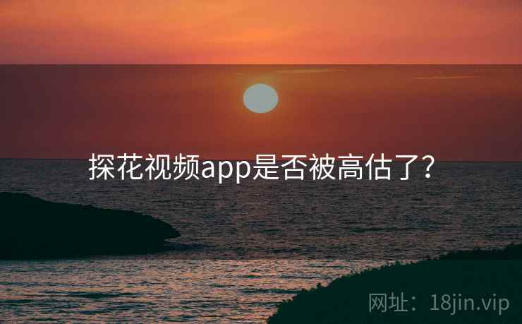 探花视频app是否被高估了? 探花视频app是否被高估了?
